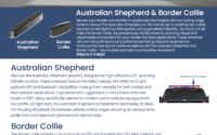 Australian & Border Collie Product Highlight