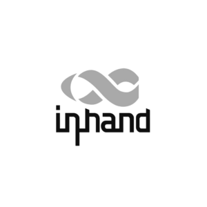 Inhand Black and White Logo